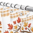 thumbnail image 7 of Shower Curtains for Bathroom-72"x72",Fall Pumpkin Sunflower Leaf Tree Waterproof Bath Curtain Grommet Shower Curtain Set, 7 of 7