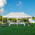 thumbnail image 4 of COBIZI Canopy Tent 10X20 Pop-up Canopy with Trolley Case and Rolled Edges,Instant Portable Tent for Outdoor Events,Great for Parties,Weddings,Camping and Beach,White, 4 of 9