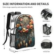 thumbnail image 4 of Gaeub Floral Dreamcatcher Elegance Print Clear Backpack ,Clear Transparent Backpack, PVC Bag with Side Pockets,for Concert, Beach, Work, Travel & Sporting, 4 of 7