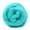 Coral Blue, variant on 3.5oz Needle Felting Wool Roving for Needle Felting Kits 100g