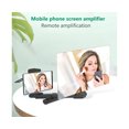 thumbnail image 4 of Phone Screen Magnifier Foldable Adjustable Eye Protection High Clarity Screen Amplifier Desktop Holder for Home-Black, 4 of 5