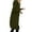za-Army Green, variant on fartey Women Casual Long Hoodies Sweatshirt Zip Up Outerwears with Pockets Solid Plus Size Coat