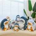 thumbnail image 4 of Creative funny shark cat doll blue cat plush toy gift doll claw machine, 4 of 5