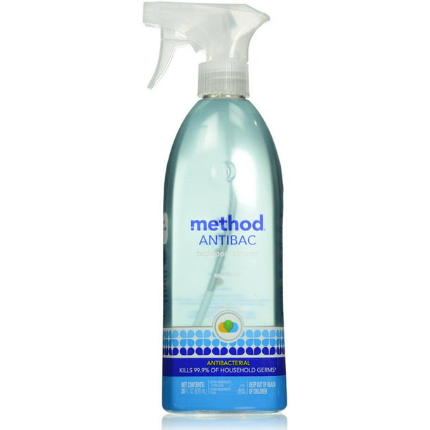 3 Pack - Method Antibacterial Bathroom Cleaner, Spearmint 28 oz ...