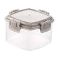 thumbnail image 1 of Glass Containers for Food Storage with Lids Glass Soup Containers with Lids Coffee Container Freezer Organization 100 Glasses 1Pcs Mini Square Seasoning Bottle Transparent Seasoning Storage Bottle, 1 of 3