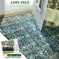 thumbnail image 7 of Wondo Floral Washable Rugs, 4x6 Area Rug for Living Room, Soft Large Boho Bedroom Rug, Botanical Non Slip Ultra Thin Floor Carpet for Dining Room Nursery Office, Yellow, 7 of 7
