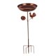thumbnail image 5 of Baño para Pájaros Comedero para Pájaros de Metal Fácil de Instalar Fácil de Limpiar Recargable Regalo Base Estable Accesorios Jardín Exterior Niños Pa, 5 of 9