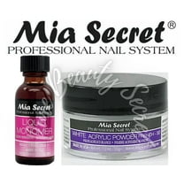 Mia Secret Liquid Monomer 1 oz and White Powder 0.5 oz