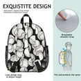 thumbnail image 5 of Baseball Pattern Backpack Backpack for School,Schoolbag with Adjustable Shoulder Straps & Padded Back,13.8"x11.4"x6", 5 of 6