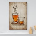 thumbnail image 2 of wall26 Canvas Print Wall Art Retro Vintage Antique Bourbon Glass Drinks &amp; Cocktails Alcohol Digital Art Modern Art Decorative Bohemian Chic Kitchen/Food for Living Room, Bedroom, Office - 12&quot, 2 of 5