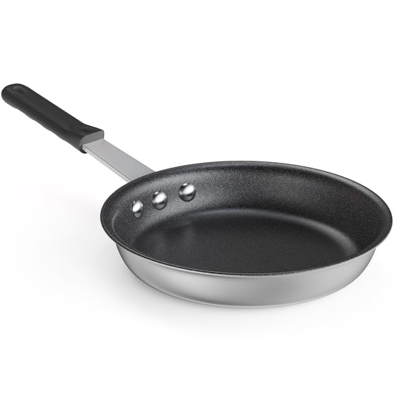 Gianna 8-Inch Non Stick Frying Pan, Heavy-Gauge Aluminum Skillet with Reinforced Coating, Black Handle, Dishwasher & Oven Safe Cookware
