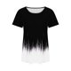 thumbnail image 4 of Tops Cortos para las Mujeres Cuello Redondo Suelto Impreso de Manga Corta, Tops Sueltos para las Mujeres, 4 of 5