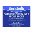 thumbnail image 2 of Sock Snob - 6 Pack Mens Cotton Low Cut Quarter Gym / Trainer Socks, 2 of 2