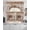 Brown Grey, variant on Vintage Texas Star Wooden Swag Kitchen Curtains Sets for Windows 24 Inch Length, Farmhouse Berry Country Short Window Curtain Panels Swags Valances and Tiers 3 Piece Set for Cafe/Dining Room