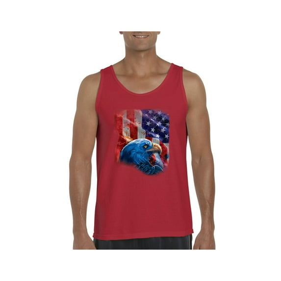 Men's Tank Top for Men - American Flag 4th of July