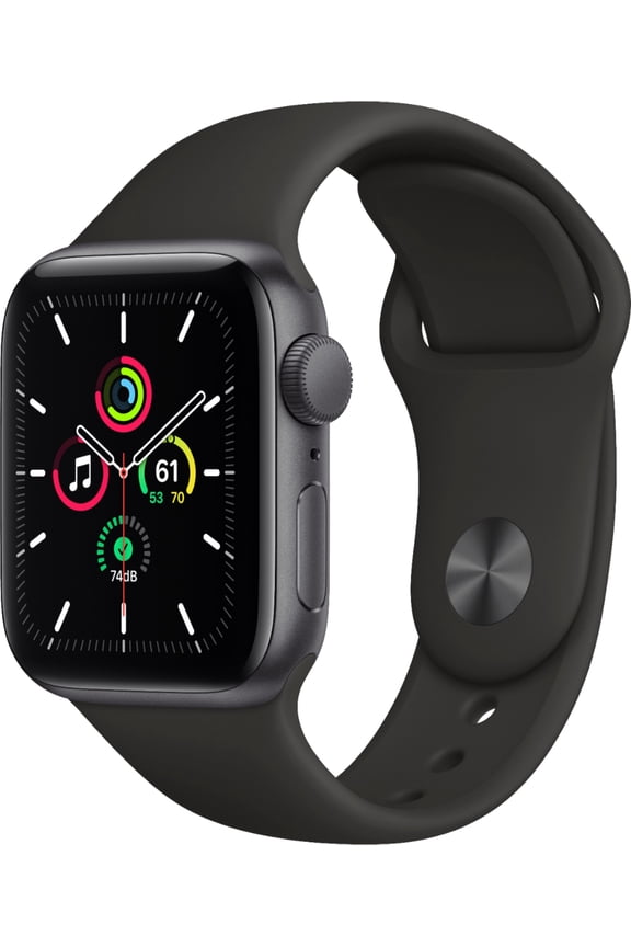 Pre-Owned Apple Watch SE (GPS) - 40 mm - space gray aluminum - smart watch - 32 GB - Wi-Fi, Bluetooth - 1.08 oz - demo
