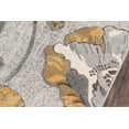 thumbnail image 2 of Luxe Collection Turkish Machine Made Grey Area Rugs, 2 of 3