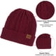 thumbnail image 3 of Gorro de invierno cálido para hombre, gorro de punto acrílico con puño, gorro diario, 3 of 5