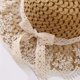 thumbnail image 2 of Sombrero de paja con lazo para el sol, sombrero de playa de verano con encaje decorativo, gorra de viaje para mujer, 2 of 5