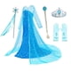 thumbnail image 2 of Vestido de princesa europea y americana de manga larga con lentejuelas y corte ajustado, 2 of 6