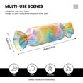 thumbnail image 2 of Candy Pillow With Pillow Core 24.6×9.8in Durable Cord Opening And Closing Design Waterproof And Easy To Install Lightgreen Tie Dye Background Rainbow Colors, 2 of 8