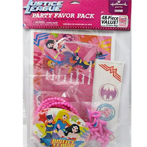 Justice League Girls Favor Pack (48pc)