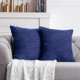 thumbnail image 1 of Funda de almohada de 18 x 18 pulgadas, juego de 2 fundas de almohada azul marino, sofá, sala de estar, decoración del hogar, funda de cojín cuadrada característica, 1 of 5