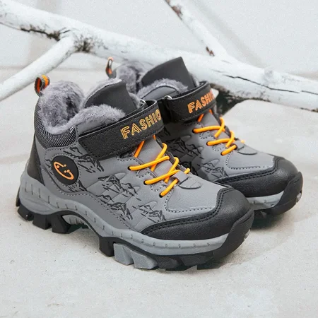 

GEDER-SA Kids Leather Softness Plus Cotton Mountain Sports Shoes
