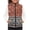 Boho Floral Geometric Print, variant on Polyester Fabric Kids Polar Fleece Vest Jacket with Lightweight with Pockets Children's blanket warm vest for Fall, Bohemian Tribal & Leopard Print Combo Kids Fleece Vest