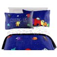 thumbnail image 1 of Among Us 4-Piece Full Sheet Set, 100% Polyester, 1 of 3