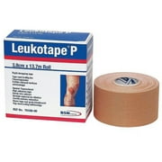 Leukotape Orthopedic Corrective Tape P Porous Zinc Oxide Adhesive 1-1/2 Inch X 15 Yard Beige - 76168-00