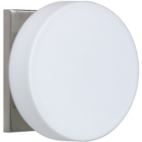1WS-773807-LED-SN-Besa Lighting-Ciro - 6.38 Inch 5W 1 LED Mini Wall Sconce-Satin Nickel Finish