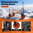 thumbnail image 5 of WildFinder All-Terrain Collapsible Wagon, Heavy Duty Foldable Utility Cart with Large Capacity for Camping, Gardening and Travel, Black, 5 of 8