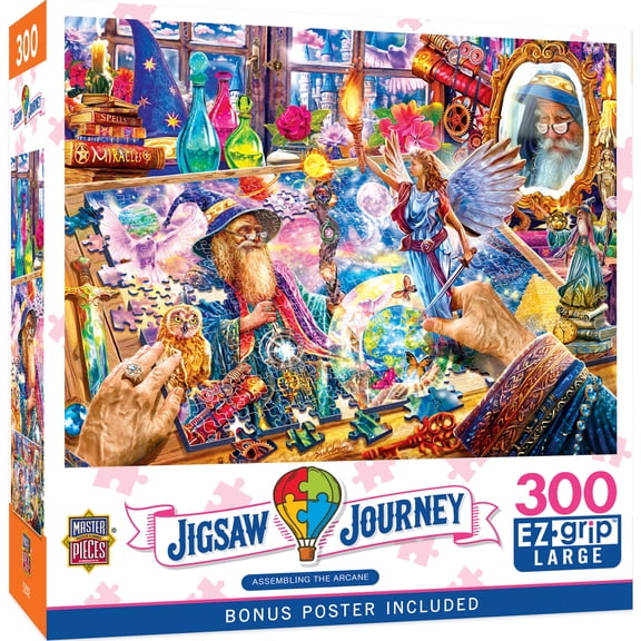 MasterPieces Jigsaw Journey - Assembling the Arcane 300 Piece EZ Grip Puzzle