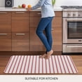 thumbnail image 5 of Red Striped Door Mat&nbsp;Indoor Outdoor Entrance, Non Slip Small Rug for Kitchen Bathroom Entryway Rug, Red White Stripes Farmhouse Washable Doormat Floor Mat 16x24 Inch, 5 of 8