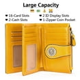 thumbnail image 6 of (2 pack) Sendefn Small Women Wallet Genuine Leather Bifold Purse RFID Blocking Card Holder, 6 of 8