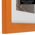 thumbnail image 3 of ArtToFrames 20x20 Inch Orange Picture Frame, This Red Wood Poster Frame is Great for Your Art or Photos, Comes with 060 Plexi Glass (4607), 3 of 8