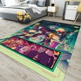 thumbnail image 3 of Dreammotif Colorful Modern Rug For Living Room, Bedroom, Game Room Decor, Large Area Rugs For Teens, Vibrant Rick And Morty Wars Theme, 3 of 7