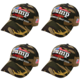 thumbnail image 1 of Sombrero Elección Trump Béisbol Bordada Camionero (hacer Arte Cuerpo Camuflaje Algodón), 1 of 5