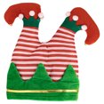thumbnail image 5 of KAKOWELY Divertido gorro navideño portátil para fiestas navideñas, creativo gorro con forma de pata de elfo, recuerdo de fiesta navideña, 5 of 5