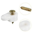 thumbnail image 4 of Uxcell 20Set 20mm Plastic Glass Retainer Clips Set for 3mm Thick Glass, White, 4 of 6
