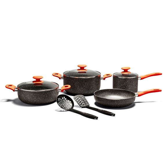Batería Stone 360° Lamex 9 Piezas Antiadherente Stone