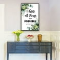 thumbnail image 2 of With God All Things Are Possible - Matthew 19 26 Print Scripture Wall Art Christian Wall Art Deco Pictures for Living Room Giclee Poster for Bedroom, 2 of 6