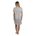 thumbnail image 4 of RAE DUNN Women's 2-Pack Short Sleeve Shirttail Nightshirt Recycled Short Sleeve, 4 of 10