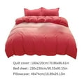 thumbnail image 3 of weibbin Four Piece Bedding Set for Women and Men - Soft Prewashed Bedding Set, Comfortable and Soft Suitable For 70.86 Inch Bed Type for All Seasons, 3 of 6