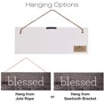 thumbnail image 2 of Excello Global Products Hanging Home Decor Sign with Sawtooth Hook and Jute Hanging Rope (Grateful, Love, Believe, Thankful, Faith, Blessed) - EGP-HD-0357, 2 of 6
