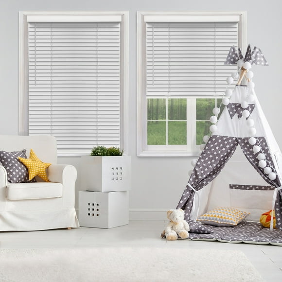 Richfield Studios 2" Cordless Faux Wood Blinds, White