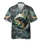 thumbnail image 2 of Camisa hawaiana con estampado de serpiente de terror para hombre, divertida camisa hawaiana con estampado 3D de serpiente, blusas casuales de verano de manga corta con solapa, 2 of 5