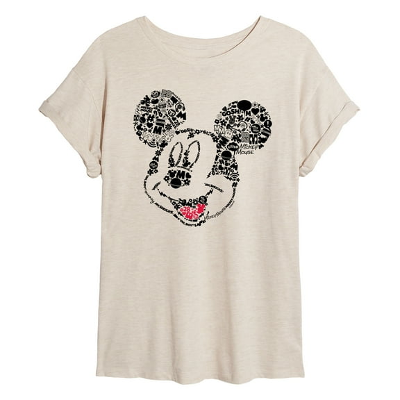 Disney - Mickey Iconic Fill - Women's Oversized T-Shirt