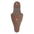 thumbnail image 3 of 1Pack Cuticle Nipper Cover Dark Brown Pu Leather For Men And Women In Nail Care Routine, 3 of 9